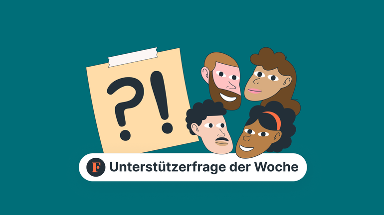 Unterstützerfrage der Woche