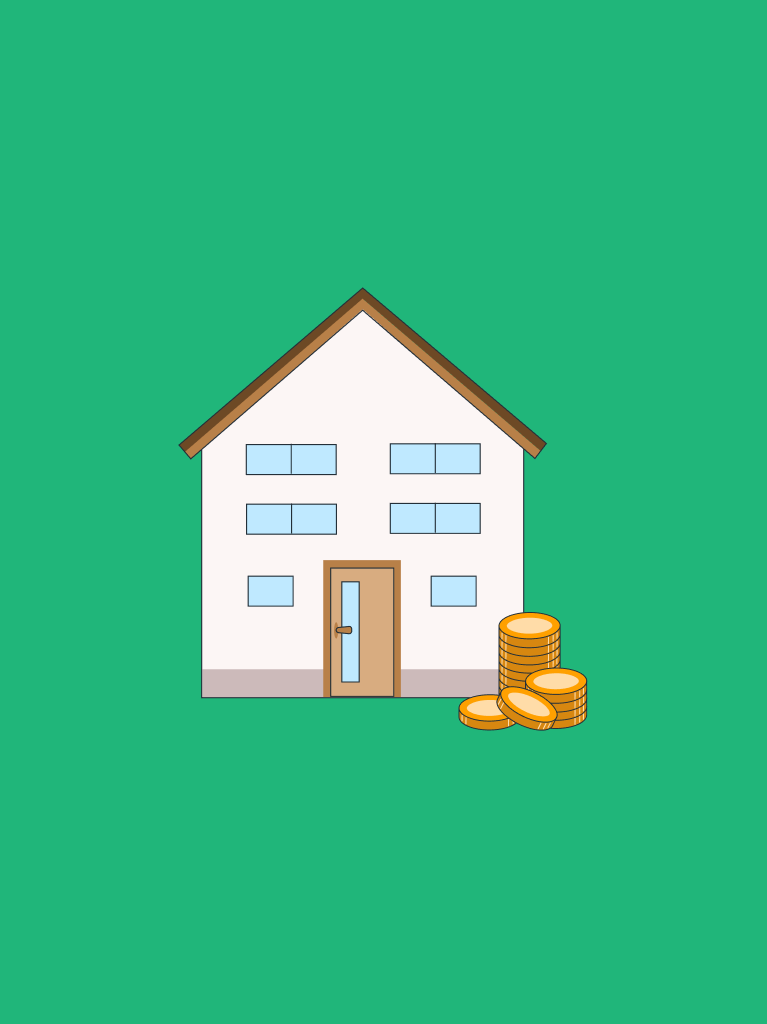 Haus und Münzen Haus und Münzen