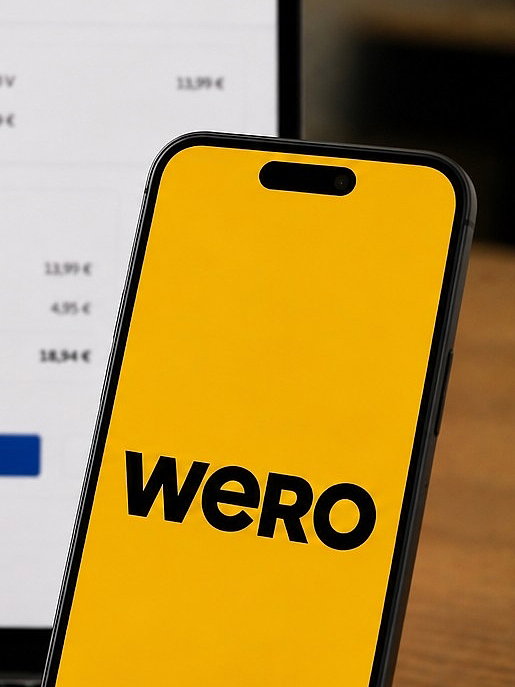 Wero handy vor dem lidl online shop