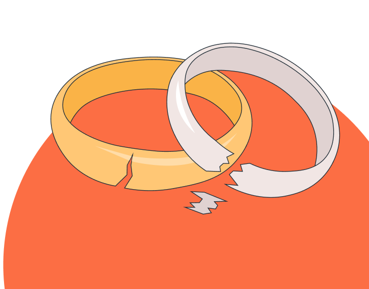 Ringe gebrochen