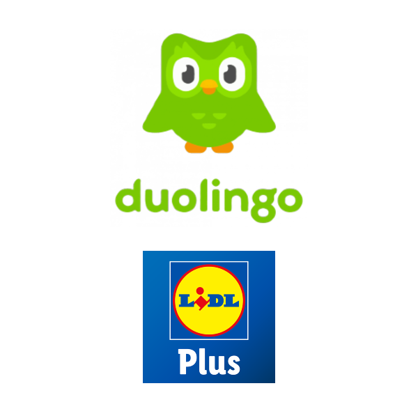 Duolingo Lidl Plus Logo Duolingo Lidl Plus Logo