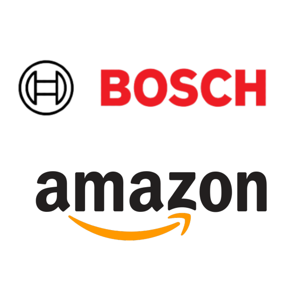 Bosch und Amazon Logo