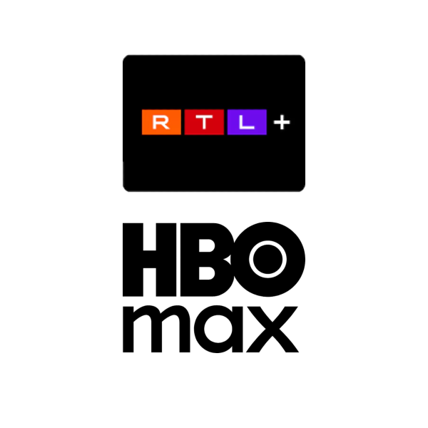 RTL Plus HBOMax Logo RTL Plus HBOMax Logo
