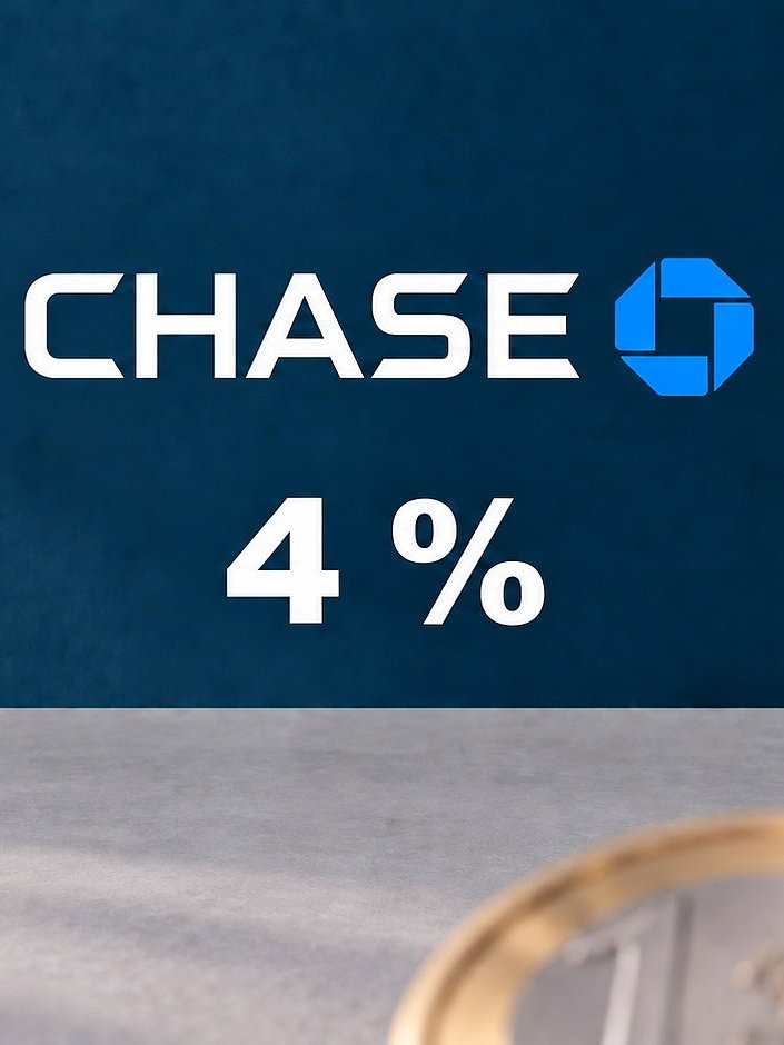 ayvens bank und chase bank mit euro münzen im vordergrund