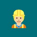 Person mit gelben Helm