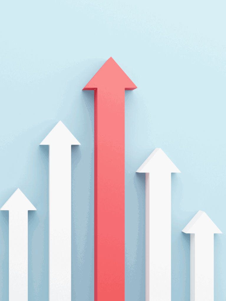 Pfeile, die nach oben Zeigen