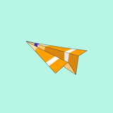 Papierflieger aus Geldschein