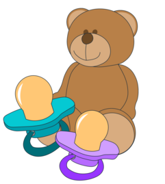 Teddybär_mit_Schnullern