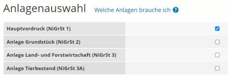 Start der Grundsteuererklärung Start der Grundsteuererklärung