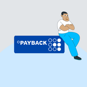 Mann und Payback-Logo