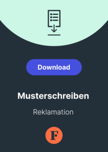 Muster Reklamation Muster Reklamation