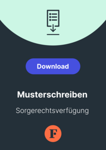 Muster Gemeinsame Sorgerechtsverfügung