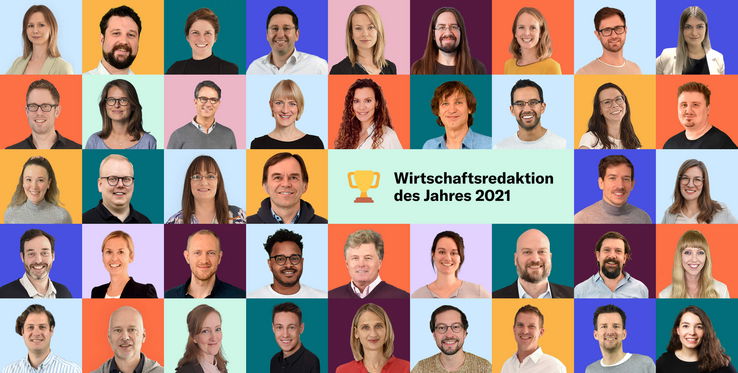 Wirtschaftsredaktion des Jahres 2021 Wirtschaftsredaktion des Jahres 2021