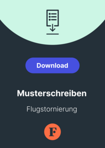 Musterschreiben Flugstornierung