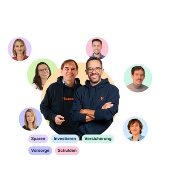 8 Finanztip-Experten 8 Finanztip-Experten