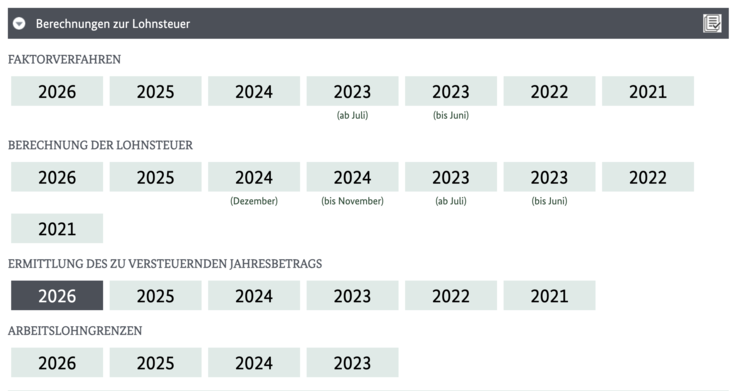 Zu versteuernder Jahresbetrag