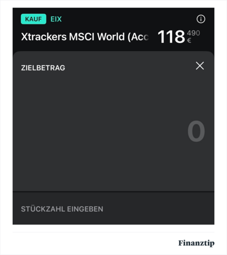Einzelkauf Handelsplatz