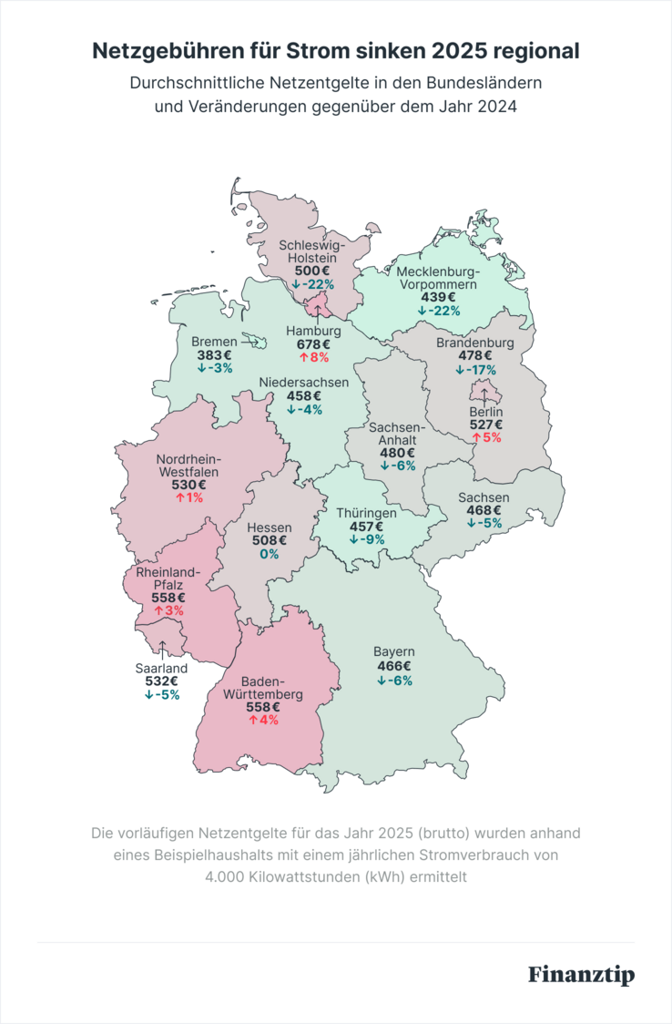 Netzentgelte für Strom 2025 Netzentgelte für Strom 2025
