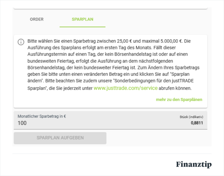Sparplan Sparplan