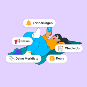 Bild mit App Vorteilen