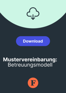 Betreuungsmodell Mustervereinbarung Betreuungsmodell Mustervereinbarung