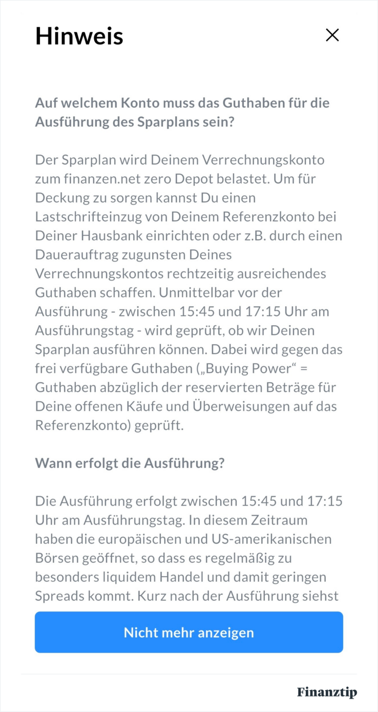 Das Depot von Finanzen.net Zero im Test