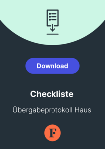 Checkliste Übergabeprotokoll Haus