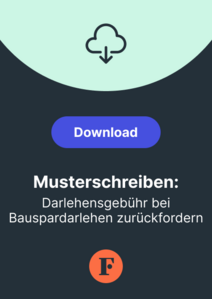 Musterschreiben: Darlehensgebühr erstatten Musterschreiben: Darlehensgebühr erstatten