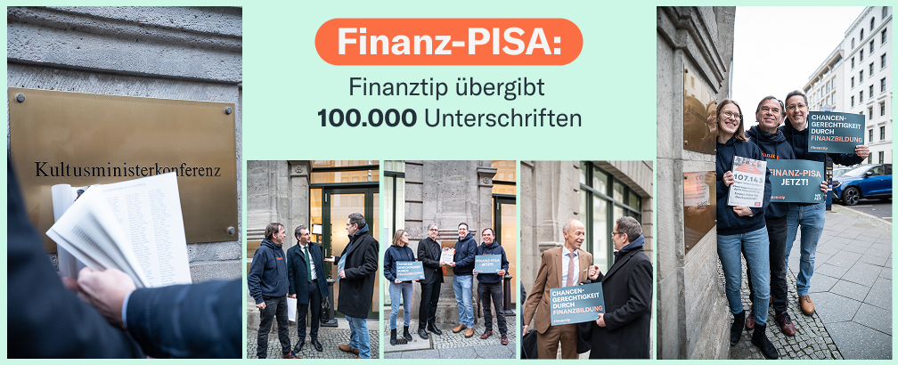 Finanz-PISA: Petitionsübergabe