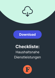 Checkliste Haushaltsnahe Dienstleistungen Checkliste Haushaltsnahe Dienstleistungen