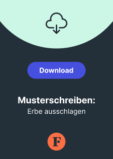 Musterschreiben Erbe ausschlagen Musterschreiben Erbe ausschlagen