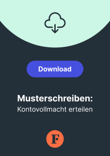 Musterschreiben Kontovollmacht Musterschreiben Kontovollmacht