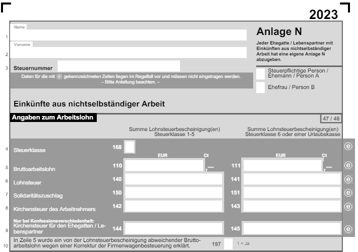Steuererklärung: Anlage N - Was Du beim Ausfüllen beachten musst