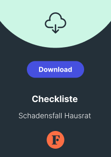 Checkliste Schadensfall Hausrat