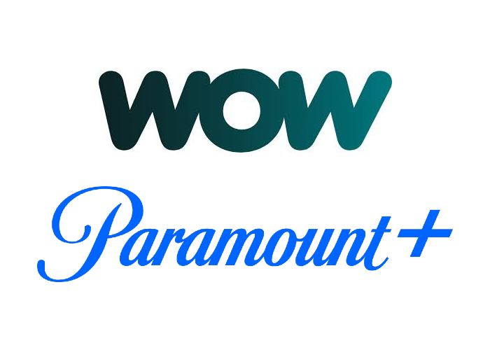 Wow und Paramount+ Logo